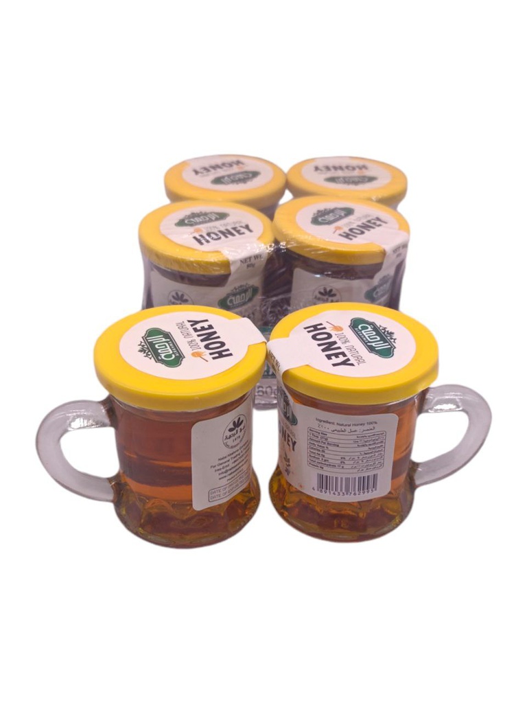 هەنگوینی شوشەی کوپی الرحمە 80گم 3پ*12عدد