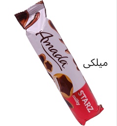 [9076] بسکیتی ئامادا ستاری گەورە (milky) 88گم  24عدد